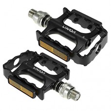 Lixada Bike Pedal Mountain Bicycle Pedals Quick Release Pedals MTB Cycling Platform Pedal with Pedal Extender Adapter - B07FDVDPXD